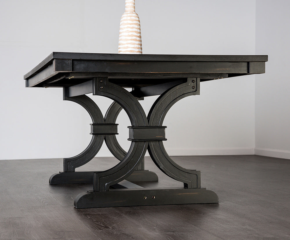 Furniture of America - Gosport Dining Table in Black - FM3200BK-T View 1