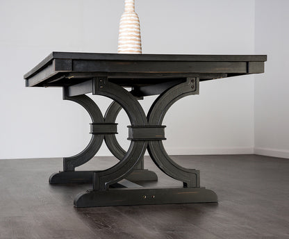 Furniture of America - Gosport Dining Table in Black - FM3200BK-T View 1