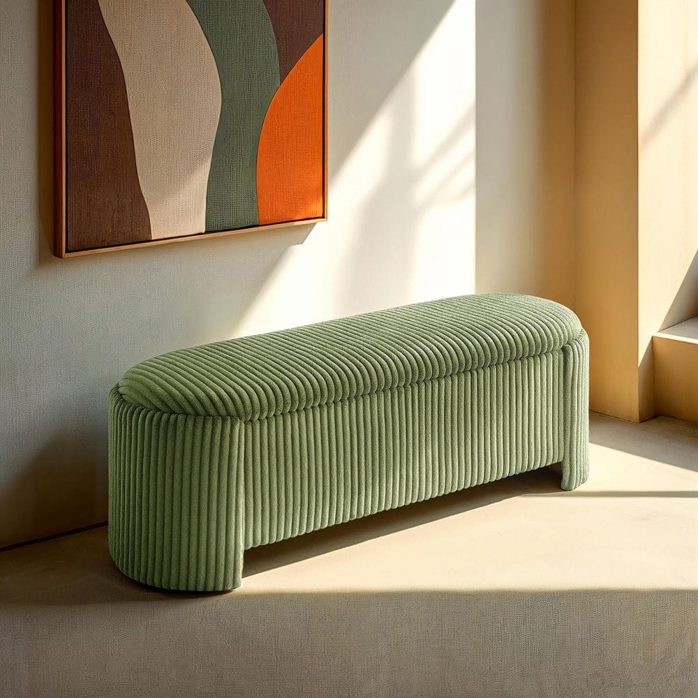 Furniture of America - Grainne Storage Bench in Green - FM-AC8007GR View 1