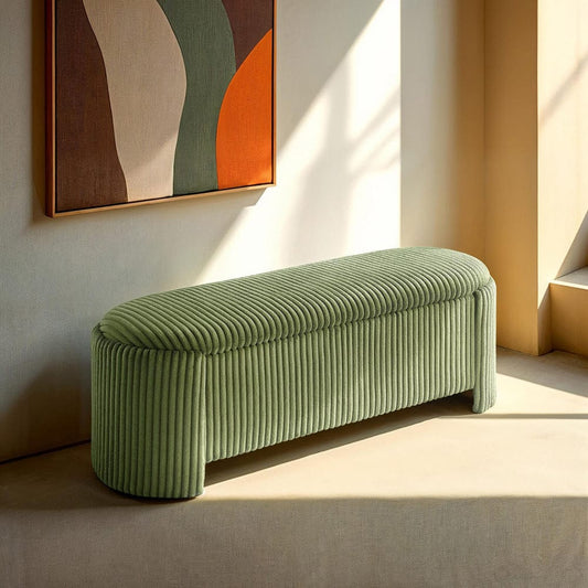 Furniture of America - Grainne Storage Bench in Green - FM-AC8007GR View 1