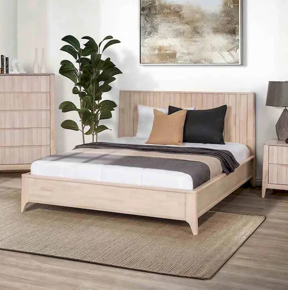 Furniture of America - Grange - Full Bed, White Wash - FM7109WH-F-BED view 1