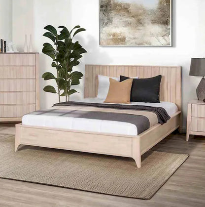 Furniture of America - Grange - Full Bed, White Wash - FM7109WH-F-BED view 1