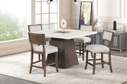 Furniture of America - Grasten Counter Ht. Table in Dark Walnut - FM3332DB-PT-TABLE View 6