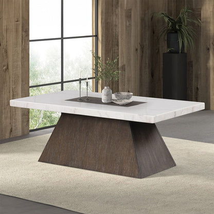 Furniture of America - Grasten Square Coffee Table in Ash Gray - FM4332DB-C-PK View 2