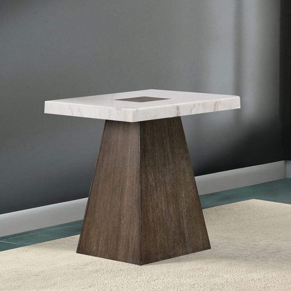 Furniture of America - Grasten Square End Table in Ash Gray - FM4332DB-E View 1