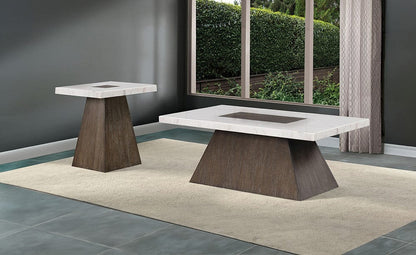Furniture of America - Grasten Square End Table in Ash Gray - FM4332DB-E View 2
