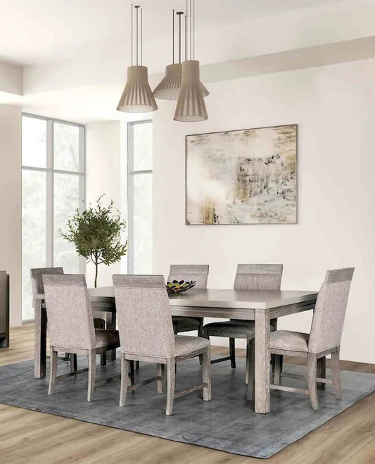 Furniture of America - Gristalt - 7 Pc. Dining Table Set - FM3597GY-T-7PC view 1