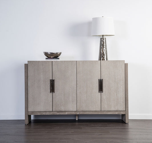 Furniture of America - Gristalt Server in Gray/Stone Gray - FM3597GY-SV View 1