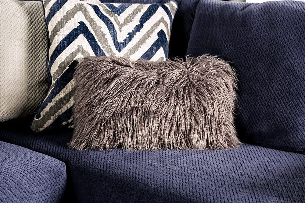 Furniture of America - Griswold Sectional in Navy - SM5151-SECT View 4
