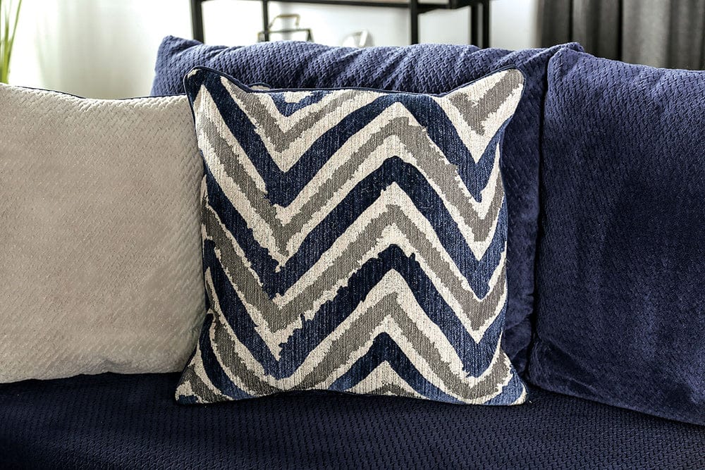 Furniture of America - Griswold Sectional in Navy - SM5151-SECT View 5