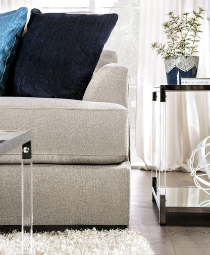 Furniture of America - Gunnersbury Sectional in Gray - SM1120-SECT View 6