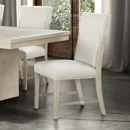 Furniture of America - Hagerman Uph Side Chair Set of 2 in Natural - FM3410NT-SC-2PK View 1