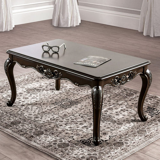 Furniture of America - Halcaster Coffee Table in Java - FM45003C View 1