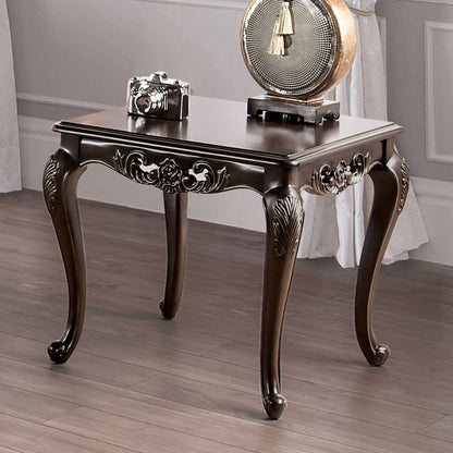 Furniture of America - Halcaster End Table in Java - FM45003E View 1