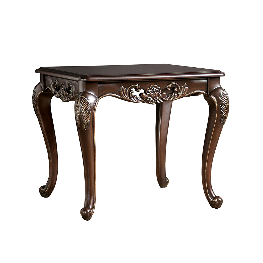Furniture of America - Halcaster End Table in Java - FM45003E View 2