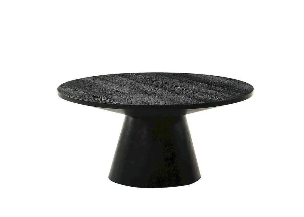 Furniture of America - Halewood - 36" Round Cocktail Table - Black - FM4222BK-36-C-PK view 2