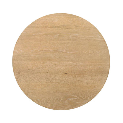 Furniture of America - Halewood - 36" Round Cocktail Table - Oak - FM4222AK-36-C-PK view 2