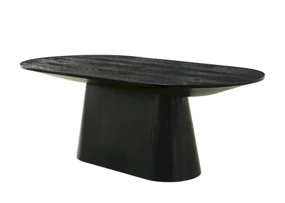 Furniture of America - Halewood - Oval Cocktail Table - Black - FM4222BK-CO-PK view 3