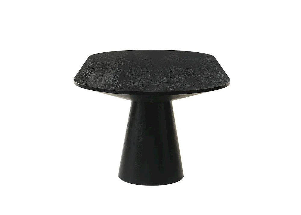 Furniture of America - Halewood - Oval Cocktail Table - Black - FM4222BK-CO-PK view 5