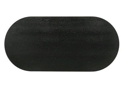 Furniture of America - Halewood - Oval Cocktail Table - Black - FM4222BK-CO-PK view 6