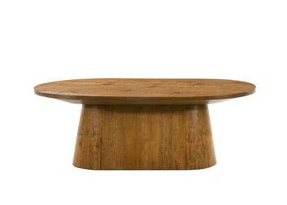 Furniture of America - Halewood - Oval Coffee Table - FM4222WN-CO-PK view 2