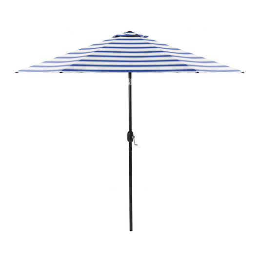 Furniture of America - Halo Market Umbrella in Blue/White/Black - GM-3002BL View 1