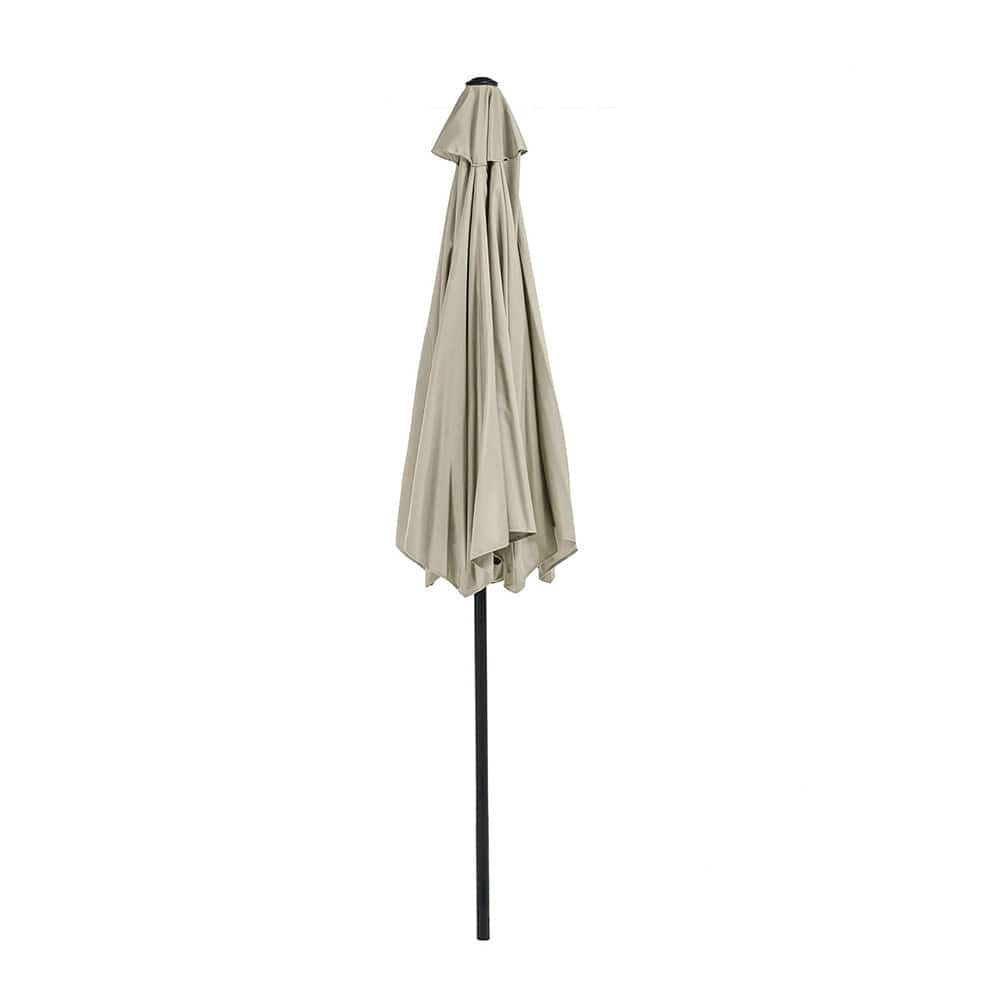 Furniture of America - Halo Round Umbrella in Canvas Stone - GM-3002CS View 4