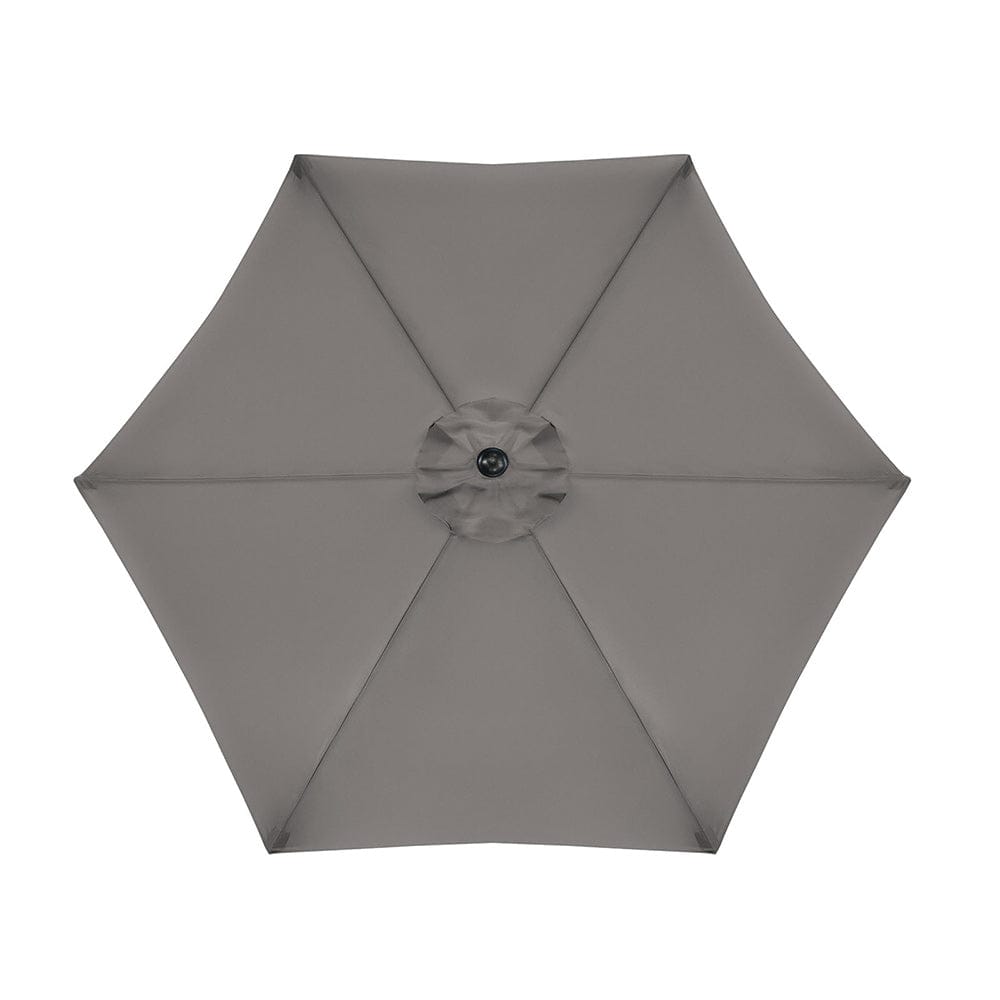 Furniture of America - Halo Round Umbrella in Graphite - GM-3002GR View 3
