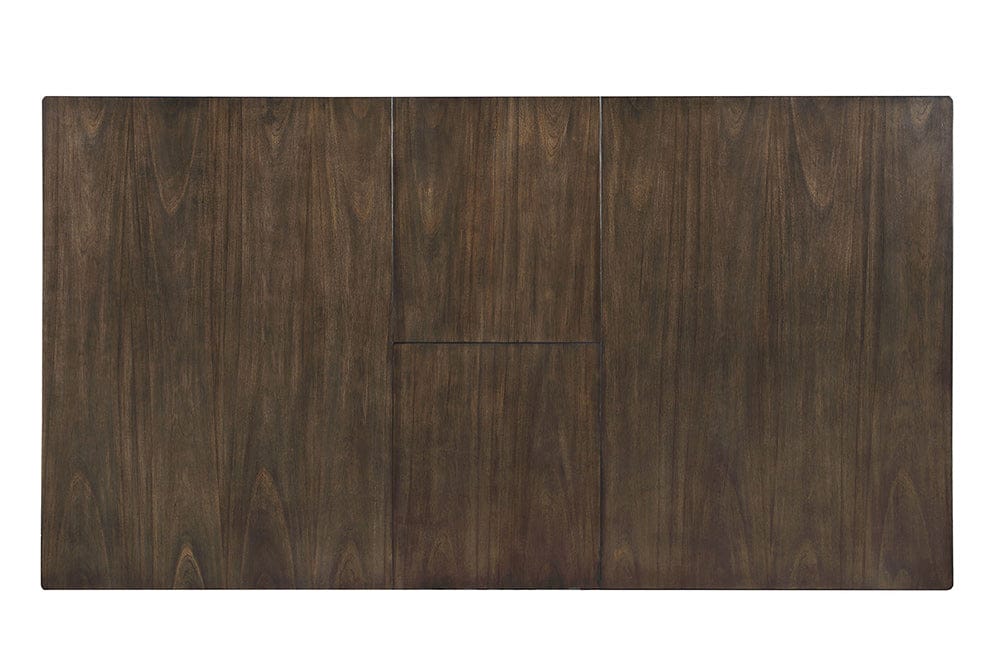 Furniture of America - Halsey Dining Table in Weathered White/Dark Walnut - CM3142T View 3