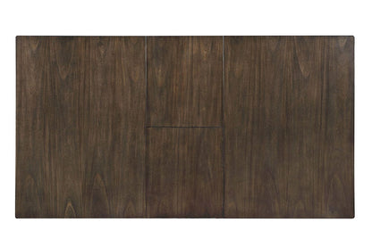 Furniture of America - Halsey Dining Table in Weathered White/Dark Walnut - CM3142T View 3