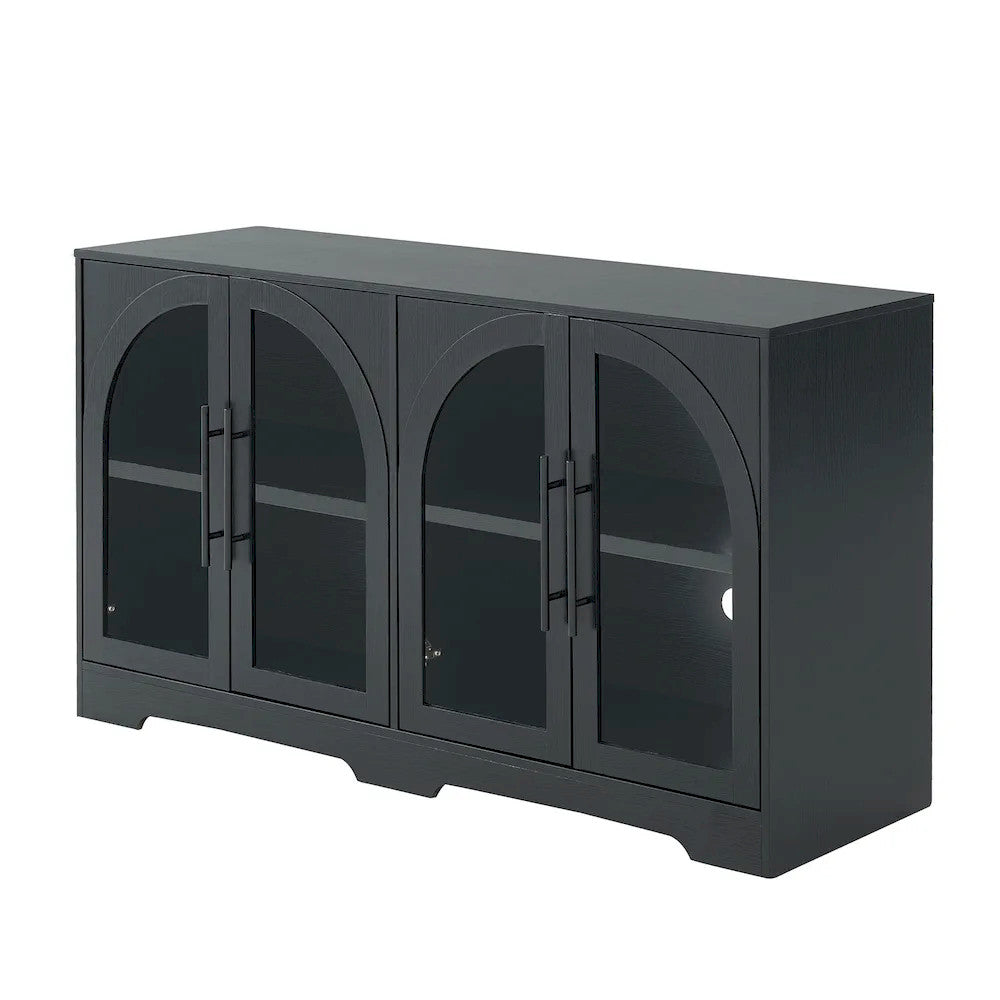 Furniture of America - Halstead - Console - Black - SL-AC8000BK-3A view 2