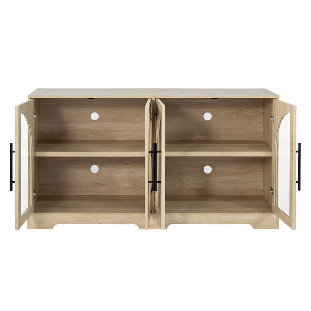 Furniture of America - Halstead - Console - Natural - SL-AC8000NT-3A view 4