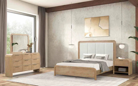 Furniture of America - Handforth - 4 Pc. Queen Bedroom Set w/ 2NS - FM7705NT-Q-5PC-2NS view 1
