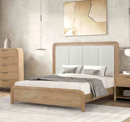 Furniture of America - Handforth - E.King Bed, Natural - FM7705NT-EK-BED view 1
