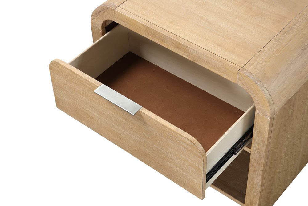 Furniture of America - Handforth Nightstand in Natural - FM7705NT-N View 6