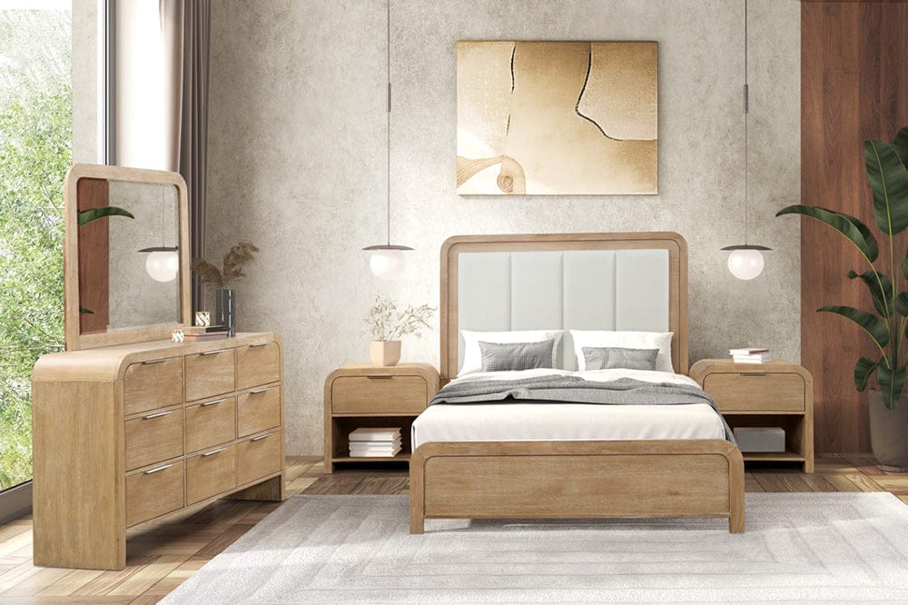 Furniture of America - Handforth Queen Bed in Natural - FM7705NT-Q-BED View 6