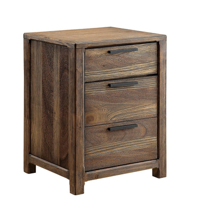 Furniture of America - Hankinson Nightstand in Rustic Natural Tone - CM7576N View 1