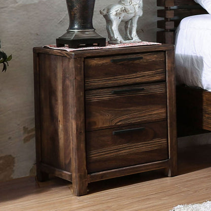 Furniture of America - Hankinson Nightstand in Rustic Natural Tone - CM7576N View 3