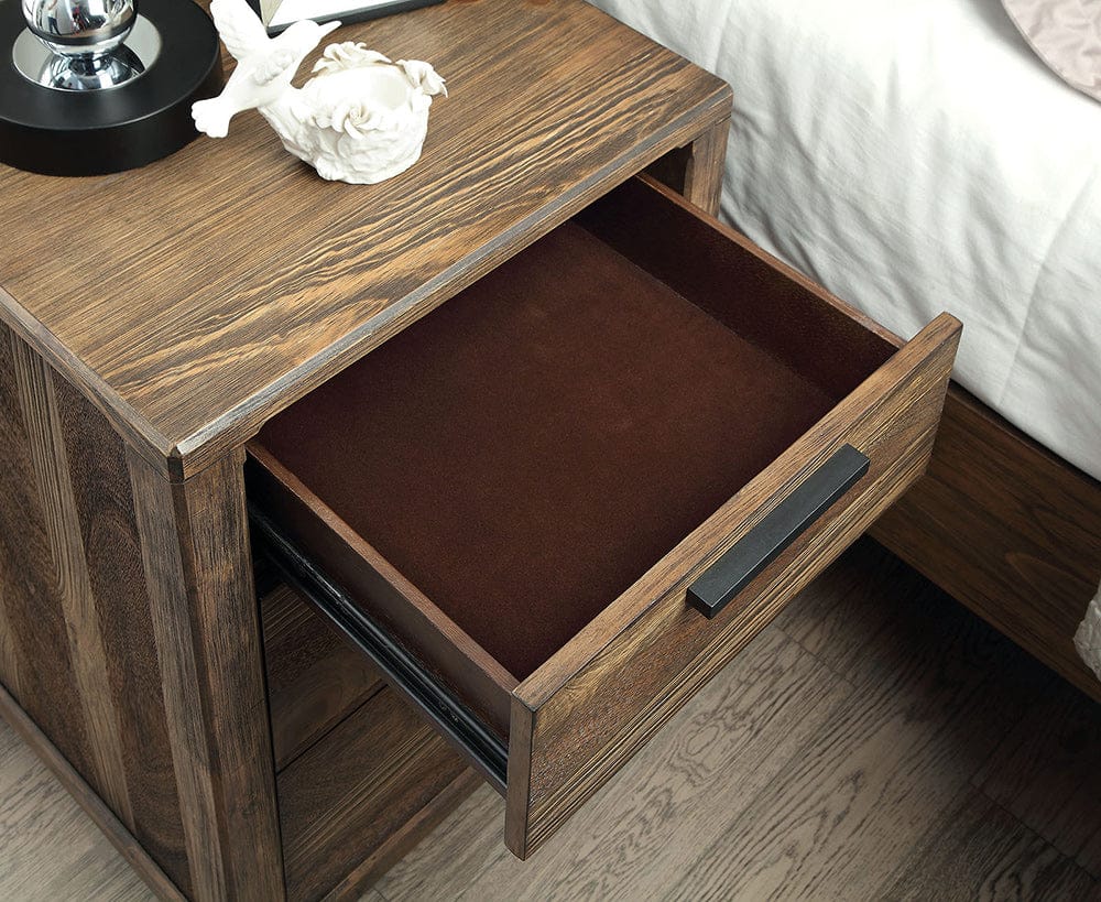 Furniture of America - Hankinson Nightstand in Rustic Natural Tone - CM7576N View 4