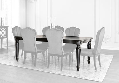 Furniture of America - Hannoria Dining Table in Black - FM3416BK-T View 1