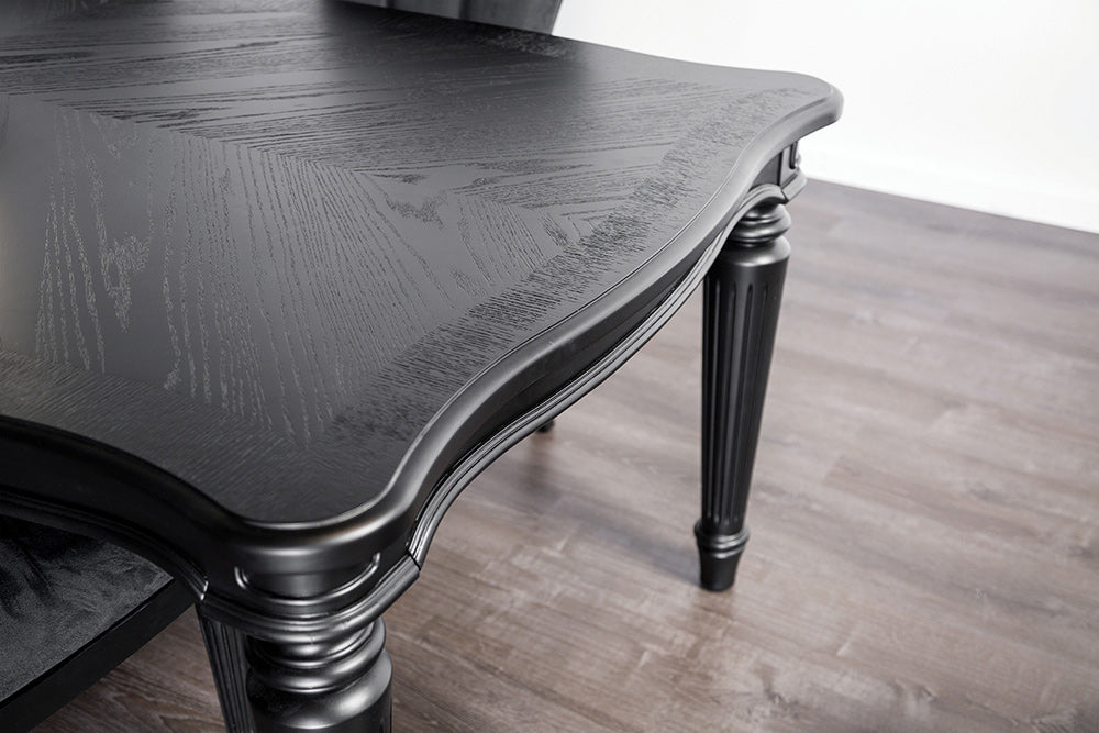 Furniture of America - Hannoria Dining Table in Black - FM3416BK-T View 3
