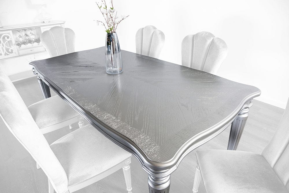 Furniture of America - Hannoria Dining Table in Silver - FM3416SV-T View 1
