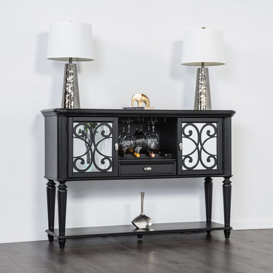 Furniture of America - Hannoria Server in Black - FM3416BK-SV View 1