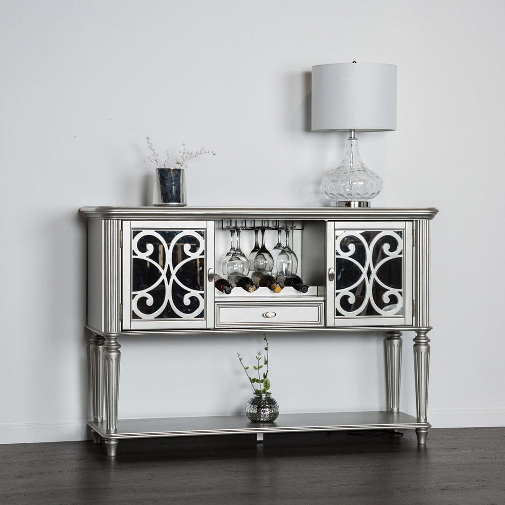 Furniture of America - Hannoria Server in Silver - FM3416SV-SV View 1