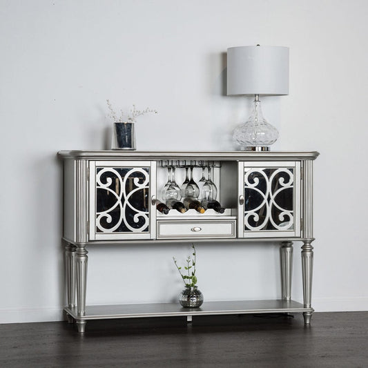 Furniture of America - Hannoria Server in Silver - FM3416SV-SV View 1