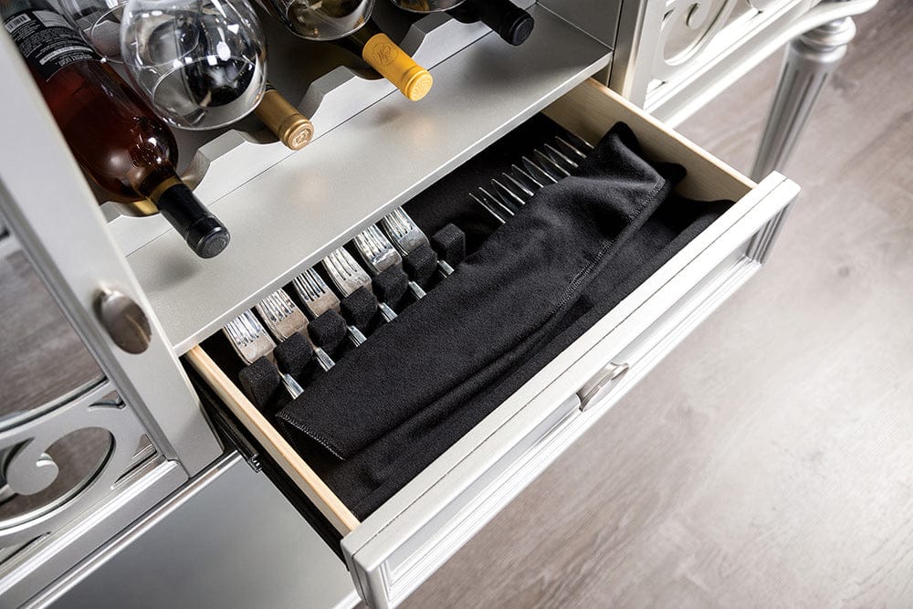 Furniture of America - Hannoria Server in Silver - FM3416SV-SV View 2