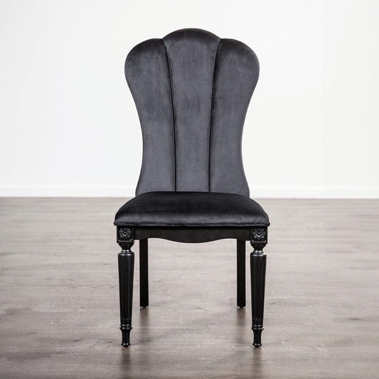 Furniture of America - Hannoria Side Chair Set of 2 in Black - FM3416BK-SC-2PK View 1