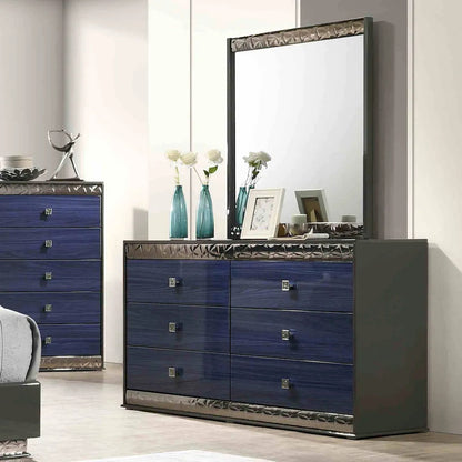 Furniture of America - Hartlepool - 3 Pc. Queen Bedroom Set - FM7250BL-Q-4PC view 3