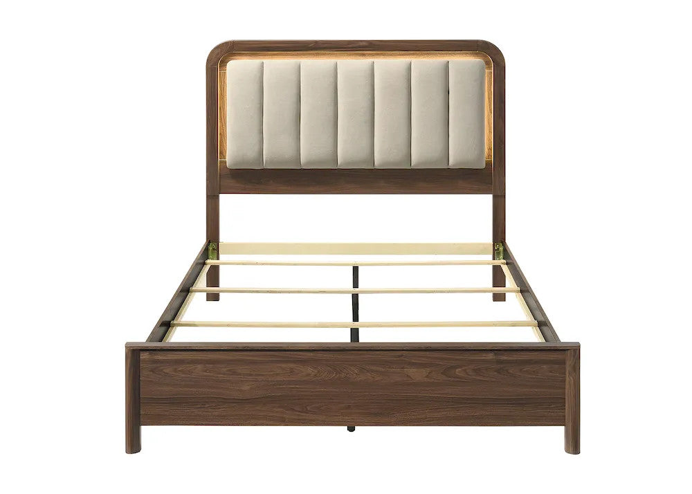 Furniture of America - Hayward - 5 Pc. Queen Bedroom Set w/ 2NS - FM72022WN-Q-5PC-2NS view 3