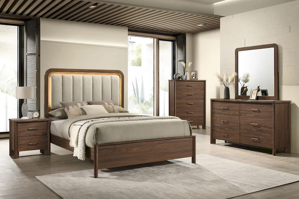 Furniture of America - Hayward - E.King Bed - FM72022WN-EK-BED view 2